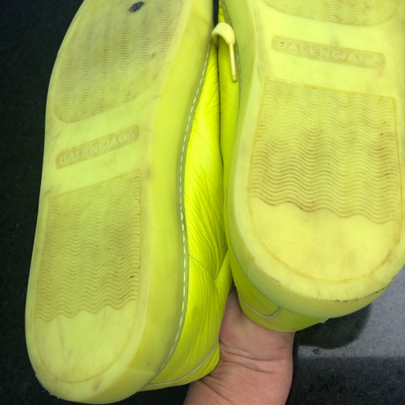 Balenciaga Neon Size 41 Designer Jogger Leather  Colourful Shoes - Picture 6 of 6